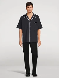 Cotton Poplin Bowling Shirt