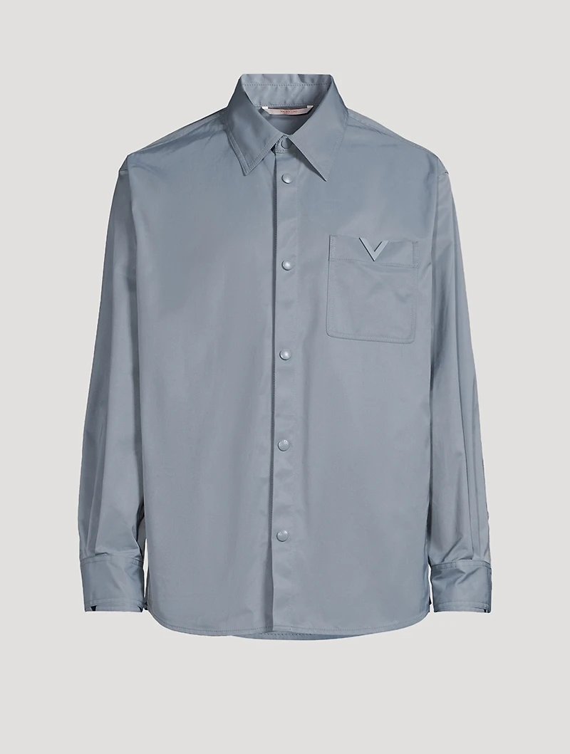 Nylon Shirt Jacket