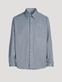 Nylon Shirt Jacket