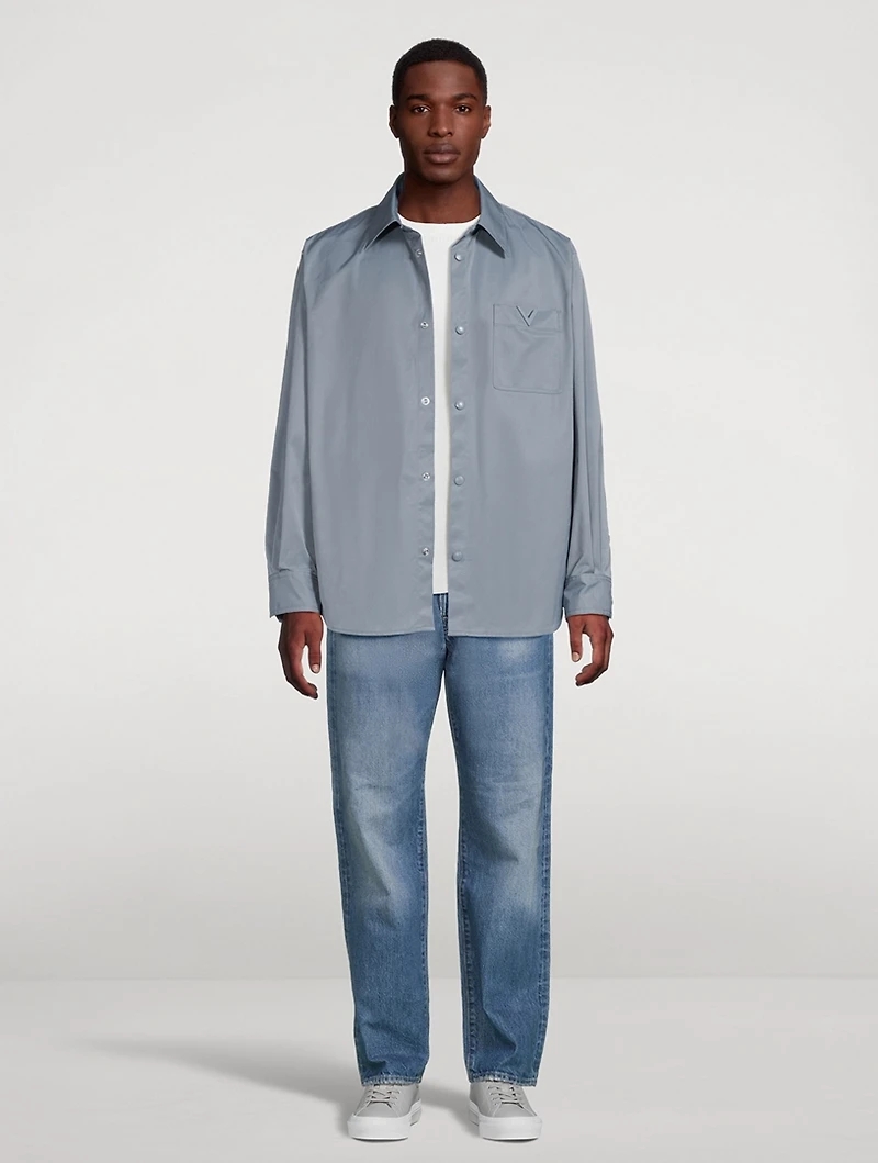 Nylon Shirt Jacket