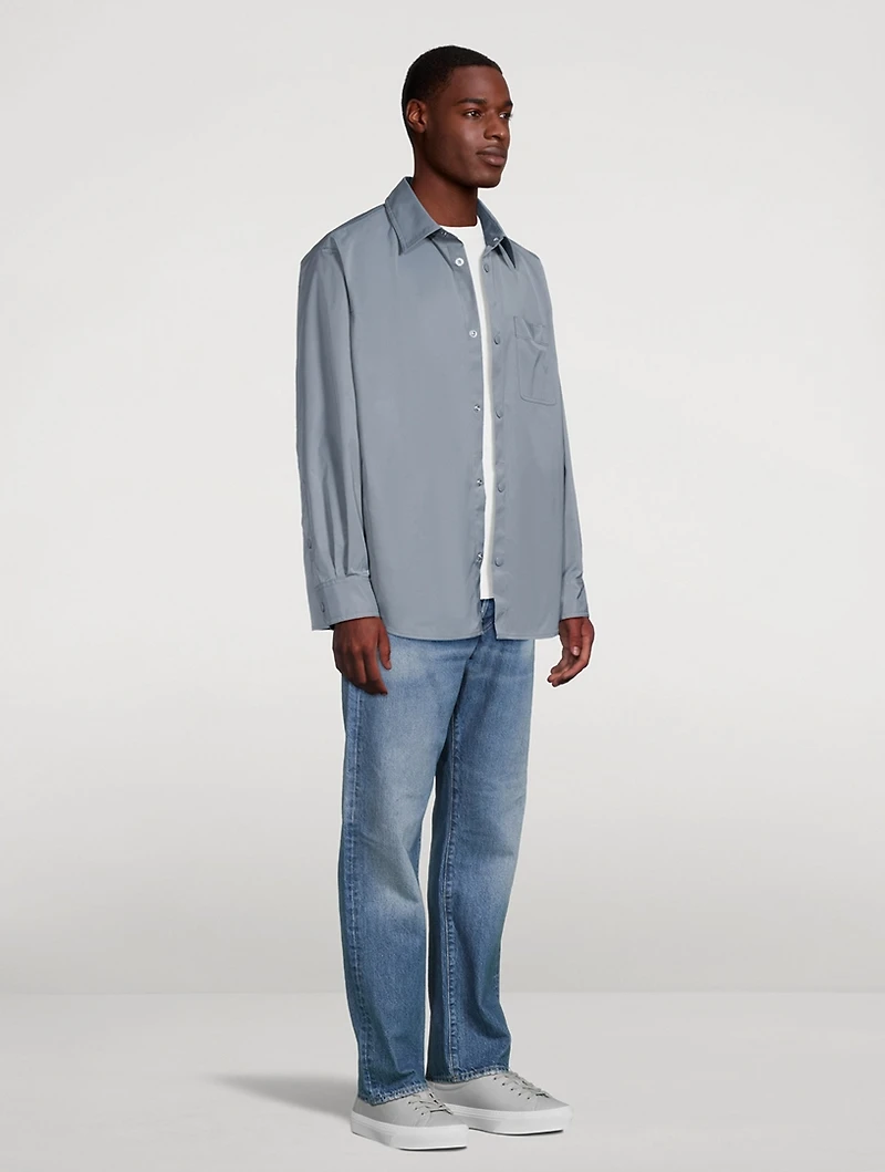 Nylon Shirt Jacket