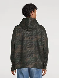Hoodie Toile Iconographe Camouflage Print