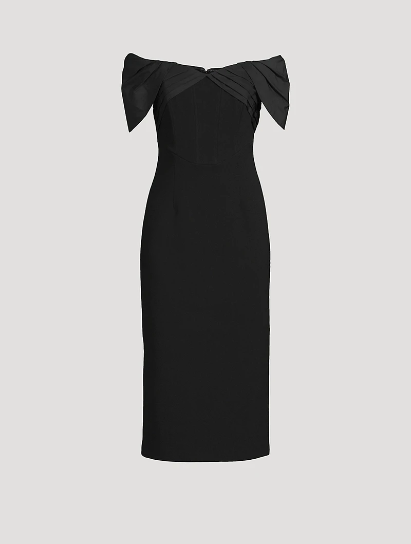Juliana Off-The-Shoulder Midi Dress