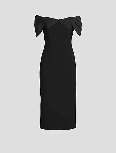 Juliana Off-The-Shoulder Midi Dress