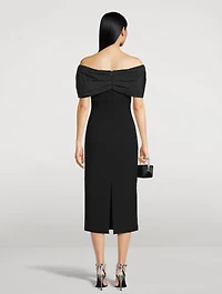 Juliana Off-The-Shoulder Midi Dress