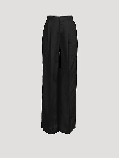Wide-Leg Trousers