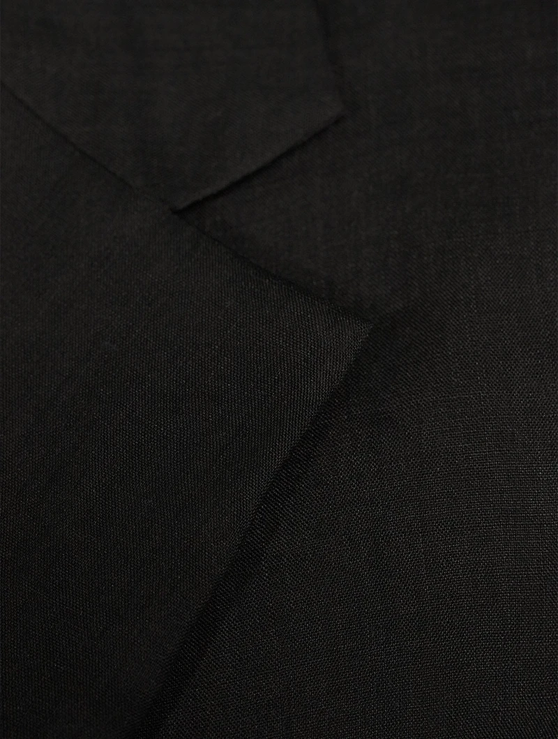 Wool-Blend Blazer