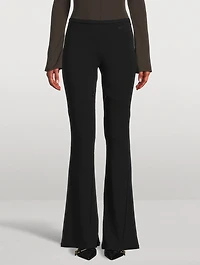 Crêpe Jersey Bootcut Trousers