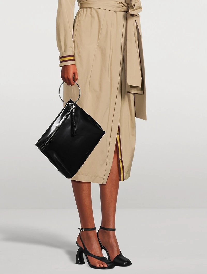 Virgo Asymmetric Leather Sandals