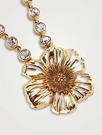 Large Poppy Pendant Necklace