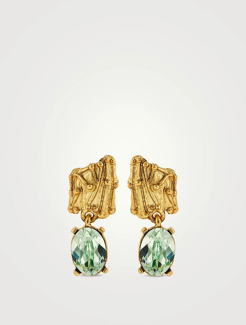 Crystal Branch Drop Earrings