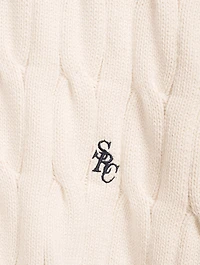 Sporty & Rich x Prince Cable-Knit Sweater Vest