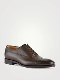 Oxford Shoes With Toe Cap