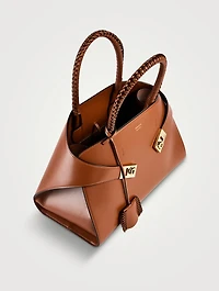 Small Hug Leather Satchel