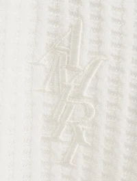 Linen-Blend Waffle Stitch Tank Top