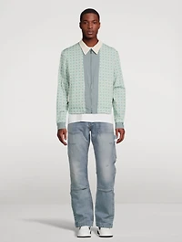 Reversible Jacket Micro Check Print