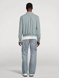 Reversible Jacket Micro Check Print