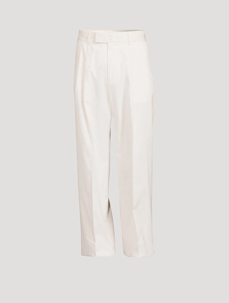 Stretch Nylon-Blend Pants