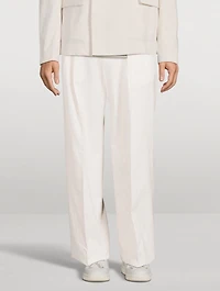 Stretch Nylon-Blend Pants