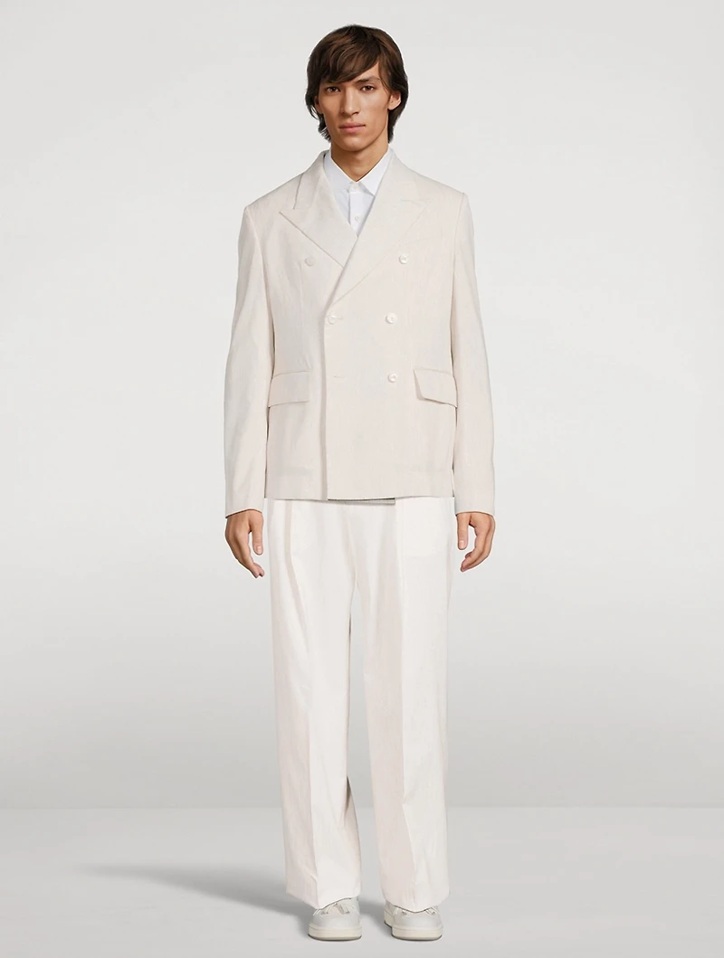 Stretch Nylon-Blend Pants