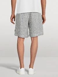 Boucle Tweed Skater Shorts