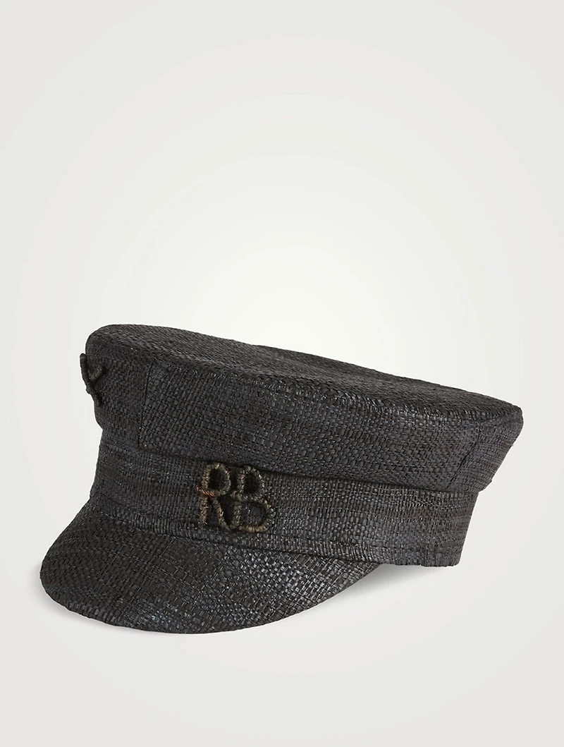 Straw Baker Boy Cap