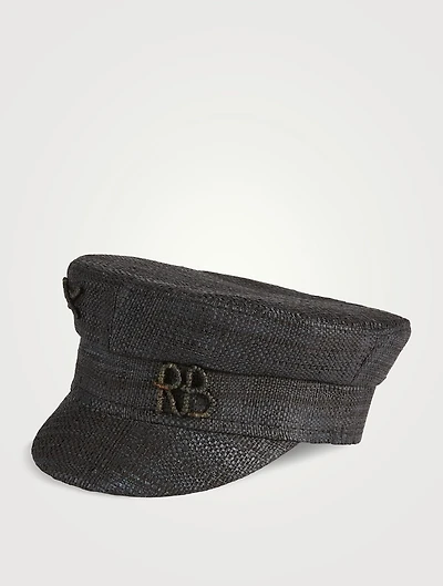 Straw Baker Boy Cap