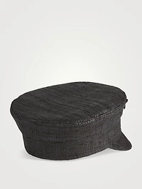 Straw Baker Boy Cap