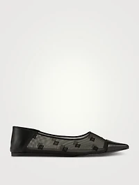 4G Mesh Ballet Flats