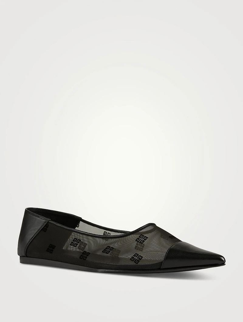 4G Mesh Ballet Flats