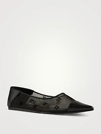 4G Mesh Ballet Flats