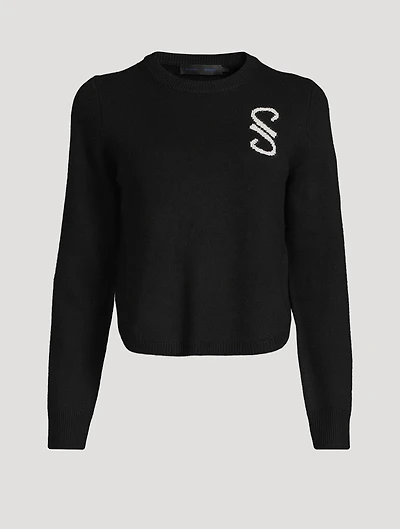 Stella Monogram Cashmere Sweater