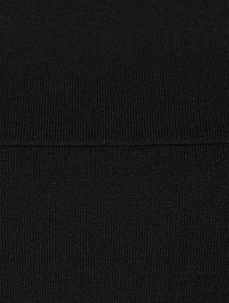 Off-The-Shoulder Compact Knit Top