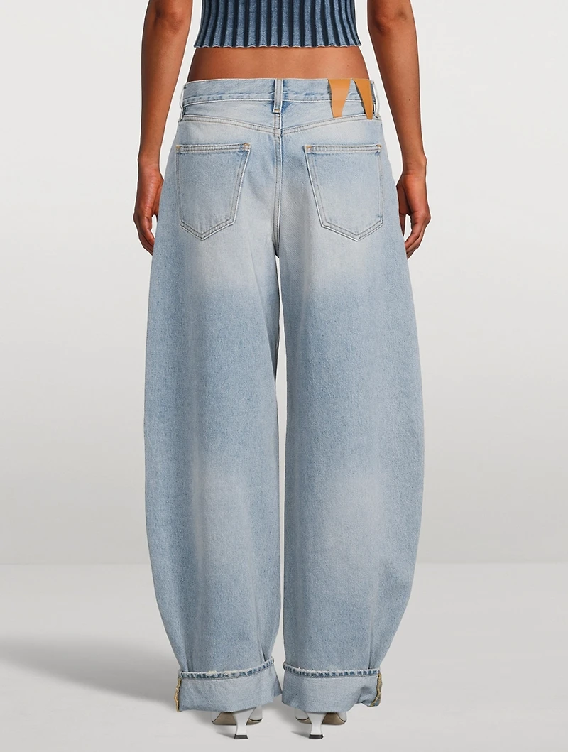 Khris Barrel-Leg Jeans