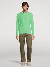 The Iconic Cable-Knit Cashmere Sweater