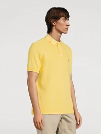 Cotton Mesh Polo Shirt