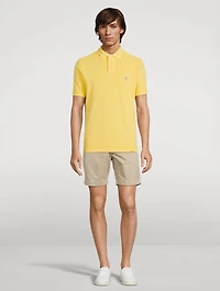 Cotton Mesh Polo Shirt