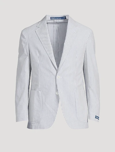 Soft Tailored Seersucker Sport Coat