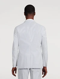 Soft Tailored Seersucker Sport Coat