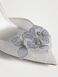 Floriane Lace And Satin Pumps