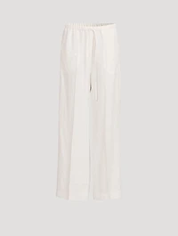 Fluid Drawstring Trousers