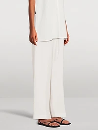 Fluid Drawstring Trousers