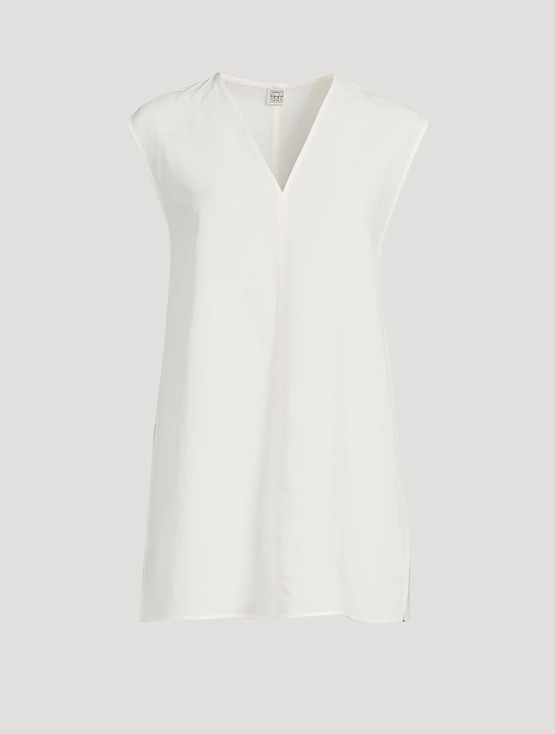 Fluid V-Neck Blouse