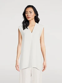 Fluid V-Neck Blouse