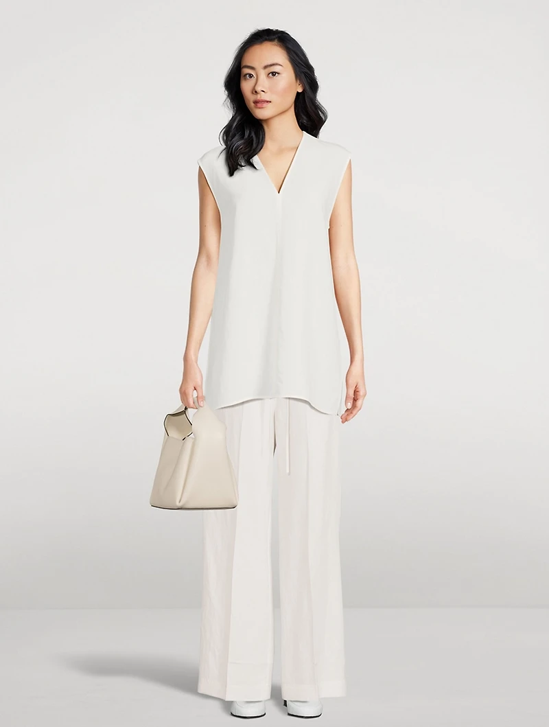Fluid V-Neck Blouse