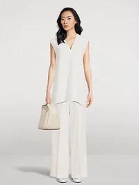 Fluid V-Neck Blouse