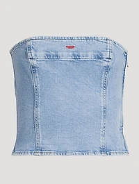 Ville Strapless Denim Top