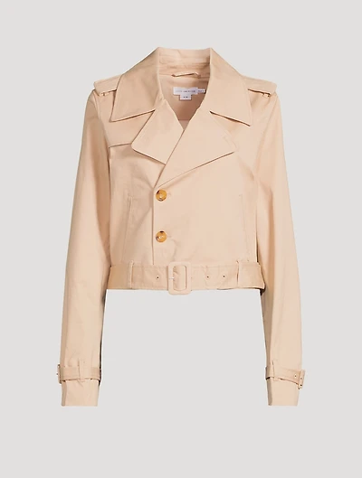 Cropped Trench Coat