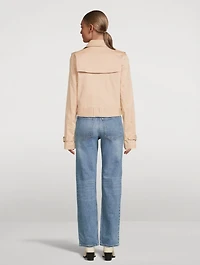 Cropped Trench Coat