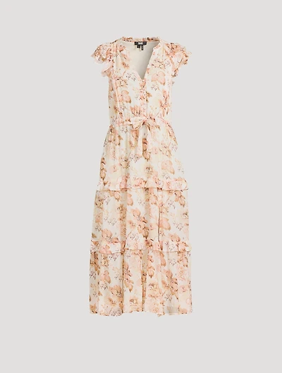 Rozlyn Silk Midi Dress